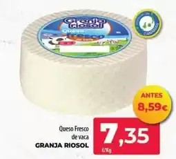 Spar La Palma Granja riosol - queso fresco de vaca oferta