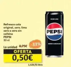 Economy Cash Pepsi - refresco cola original oferta