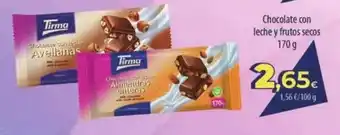 Spar La Palma Tirma - chocolate con leche y frutos secos oferta