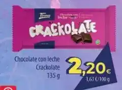 Spar La Palma Tirma - chocolate con leche crackolate oferta