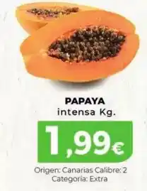 Spar La Palma Origen - papaya oferta