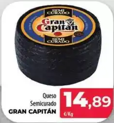 Spar La Palma Gran capitán - queso semicurado oferta