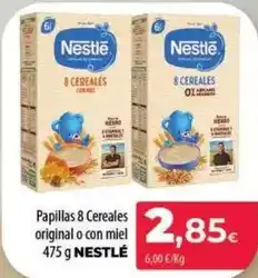 Spar La Palma Nestlé - papillas 8 cereales original o con miel oferta