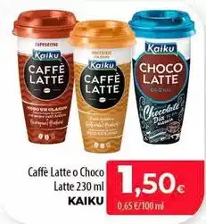 SPAR Lanzarote Kaiku - caffe latte o choco latte oferta