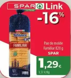 Spar La Palma Spar - pan de molde familiar oferta
