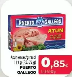 Spar La Palma Puerto gallego - atun en ac/girasol oferta