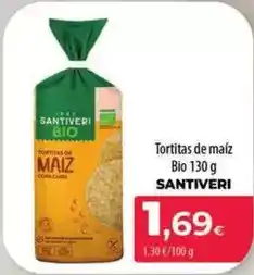 Spar La Palma Santiveri - tortitas de maiz bio oferta