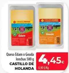 SPAR Lanzarote Castillo de holanda - queso edam o gouda lonchas oferta