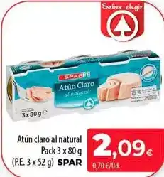SPAR Lanzarote Spar - atun claro al natural oferta