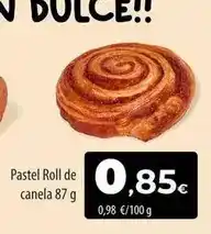 SPAR Lanzarote Pastel roll de canela oferta