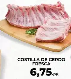 SPAR Lanzarote Costilla de cerdo fresca oferta