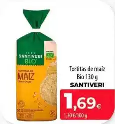 SPAR Lanzarote Santiveri - tortitas de maiz bio oferta