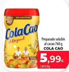 SPAR Lanzarote Cola cao - preparado soluble al cacao oferta