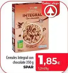 SPAR Lanzarote Spar - cereales integral con chocolate oferta