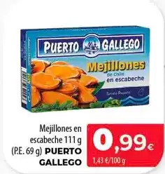 SPAR Lanzarote Puerto gallego - mejillones en escabeche oferta