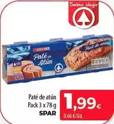 SPAR Lanzarote Spar - pate de atún oferta
