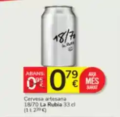 SPAR Lanzarote Tropical - cerveza sin filtros botella oferta