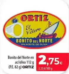 SPAR Lanzarote Ortiz - bonito del norte en ac/oliva oferta