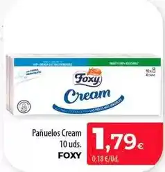 SPAR Lanzarote Foxy - panuelos cream 10 uds oferta
