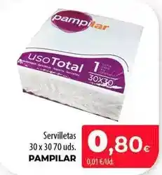 SPAR Lanzarote Servilletas 30 x 30 uds oferta