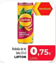 SPAR Lanzarote Lipton - bebida de té oferta