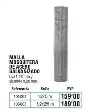 Optimus Malla mosquitera de acero galvanizado oferta