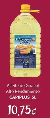 Comerco Cash & Carry Capiplus - aceite de girasol alto rendimiento oferta