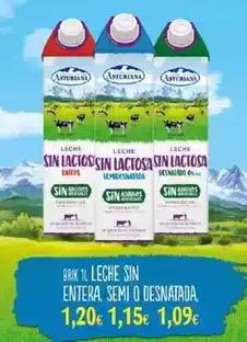 Comerco Cash & Carry Asturiana - leche sin entera, semi o desnatada oferta