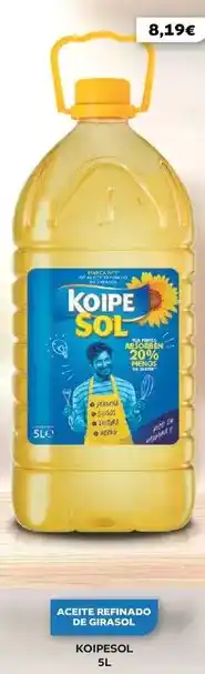 Comerco Cash & Carry Koipesol - aceite refinado de girasol oferta