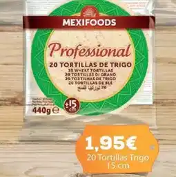 Comerco Cash & Carry Mexifoods - 20 tortillas trigo oferta