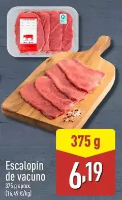 ALDI Escalopín de vacuno oferta
