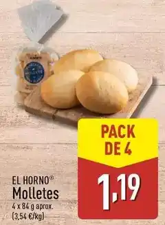ALDI El horno - molletes oferta