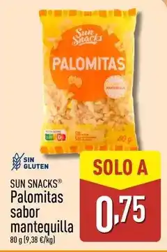 ALDI Sun snacks - palomitas sabor mantequilla oferta