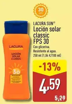 ALDI Lacura sun - locion solar classic fps 30 oferta