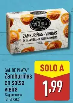 ALDI Sal de plata - zamburinas en salsa vieira oferta