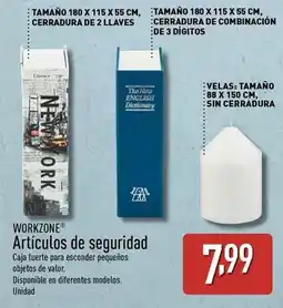 ALDI Workzone - artículos de seguridad oferta