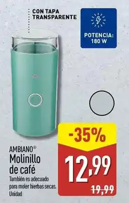 ALDI Ambiano - molinillo de cafe oferta