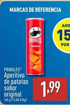 ALDI Pringles - aperitivo de patatas sabor original oferta