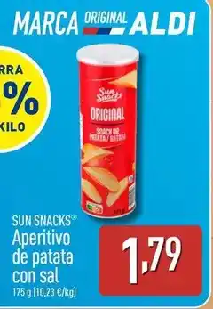 ALDI Sun snacks - aperitivo de patata con sal oferta