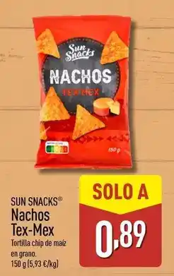 ALDI Sun snacks - nachos tex-mex oferta