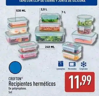 ALDI Crofton - recipientes herméticos oferta