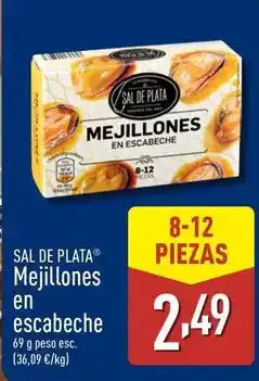 ALDI Sal de plata - mejillones en escabeche oferta