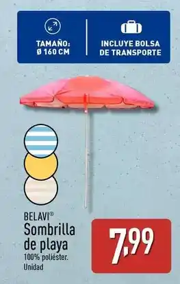 ALDI Sombrilla de playa oferta