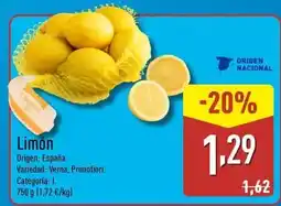 ALDI Limón oferta