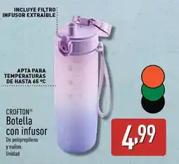 ALDI Crofton - botella con infusor oferta