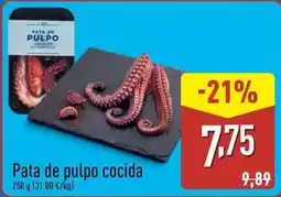 ALDI Pata de pulpo cocida oferta