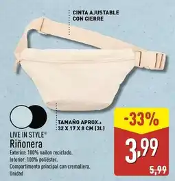 ALDI Live in style - riñonera oferta