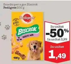 Sorli Pedigree - snacks per a gos biscrok oferta