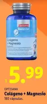 Lidl Optisana - colágeno + magnesio oferta