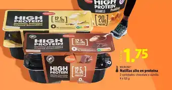 Lidl Milbona - natillas alto en proteina oferta